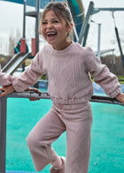 Girl 2pc Quilted Pant Set