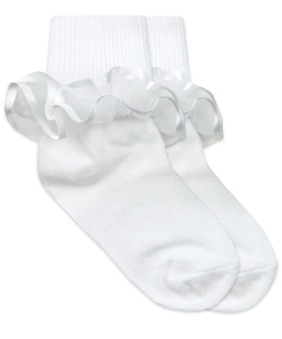 Baby & Girl Frilly Ruffled Lace Ankle Sock
