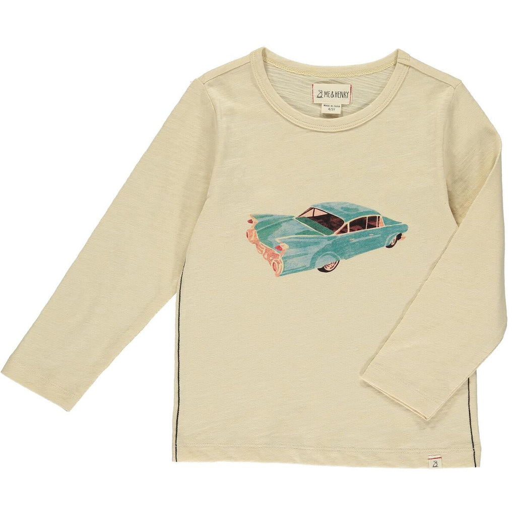Boy Ragland Printed T-Shirt