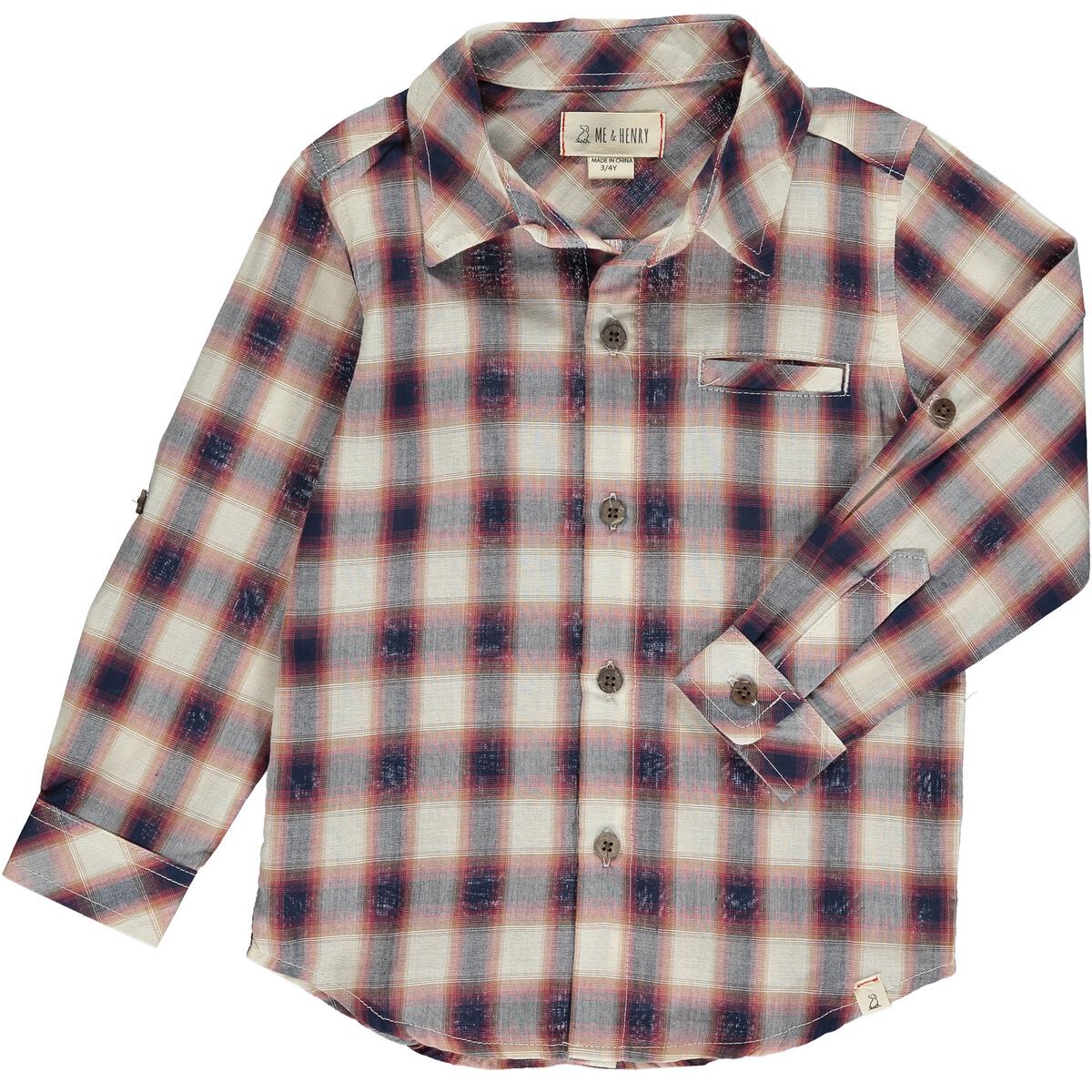 Boy  L/S Woven Collared Shirt