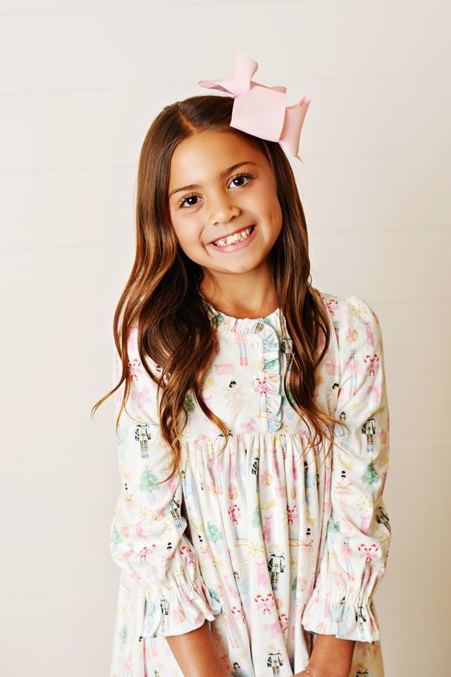 Girls Holiday Nutcracker Ballet PJ Gown