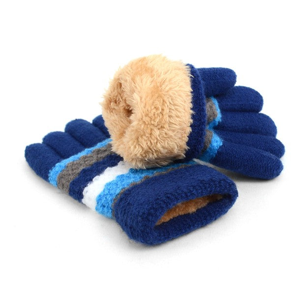 Boy's Knit Gloves