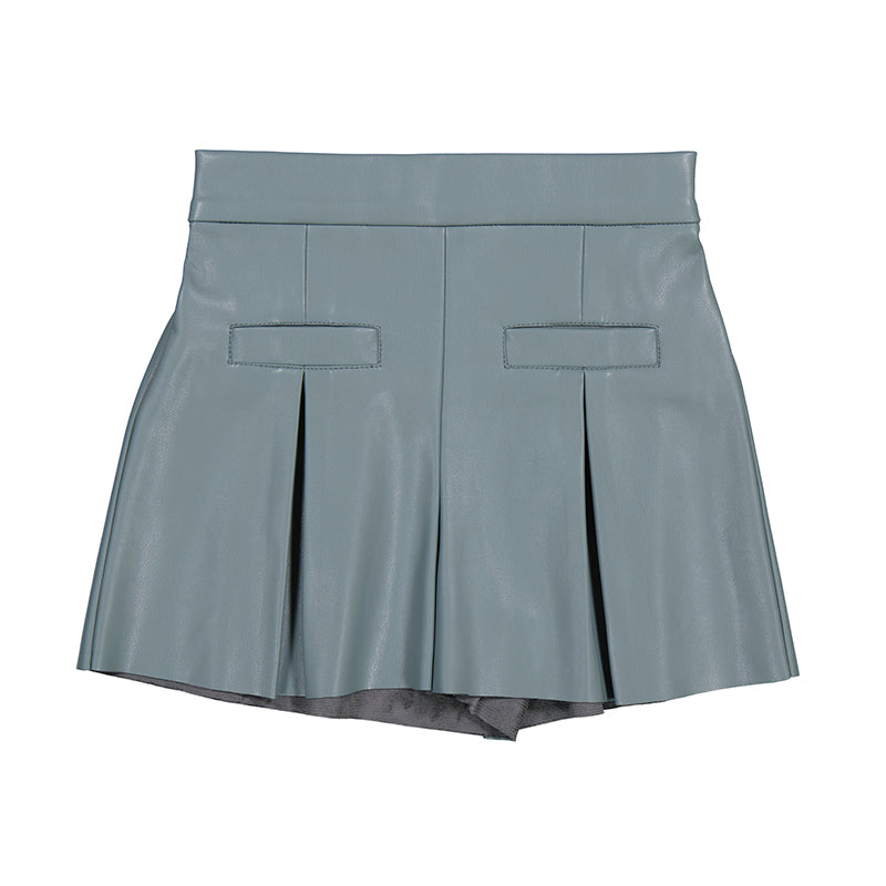Girl Pleather Dress Shorts