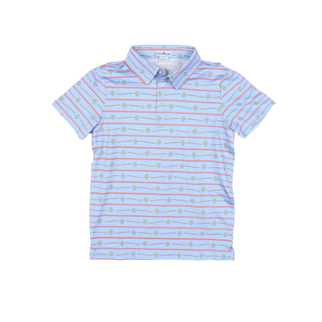 Boy Blue Quail S/S Polo Shirt
