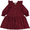 Gabby Ruffled Shoulder Dress
