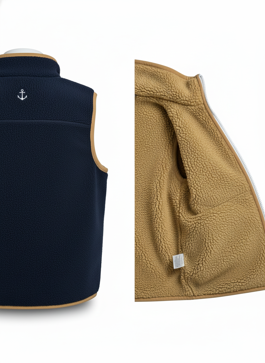 Harry, Performance Reversible Fleece Vest
