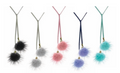 Necklace Double Pompom