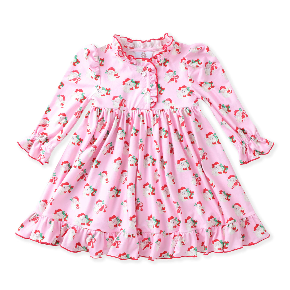 Santa Face Ruffled Gown