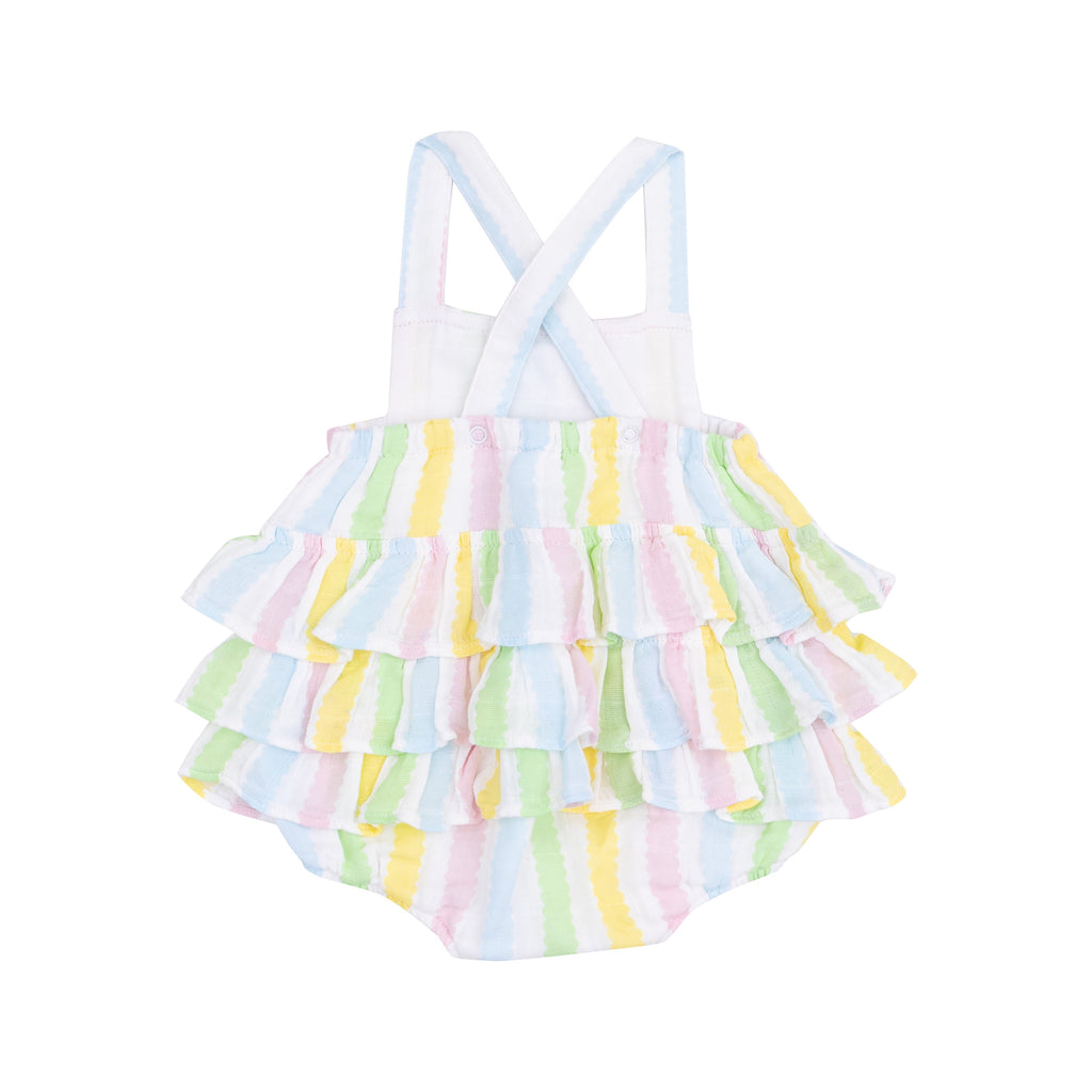 Muslin Ruffled Bubble Sunsuit