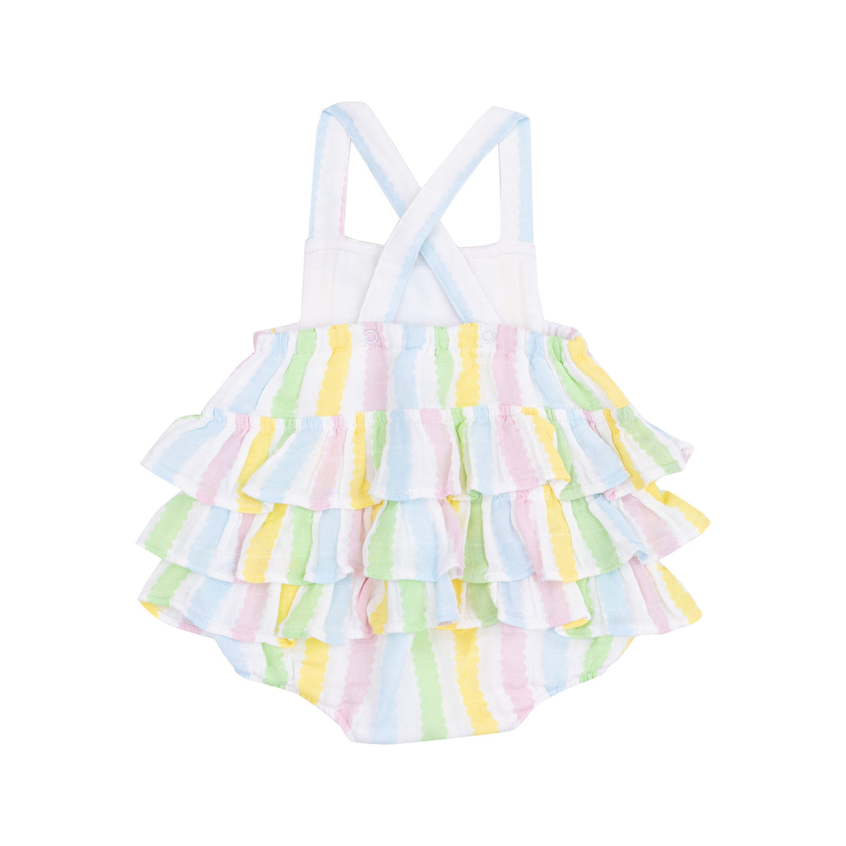 Muslin Ruffled Bubble Sunsuit