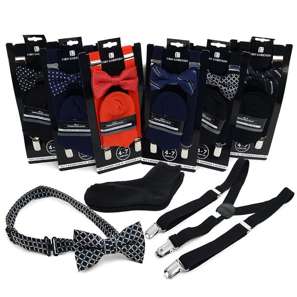 Suspender, Bow Tie and Sock Set