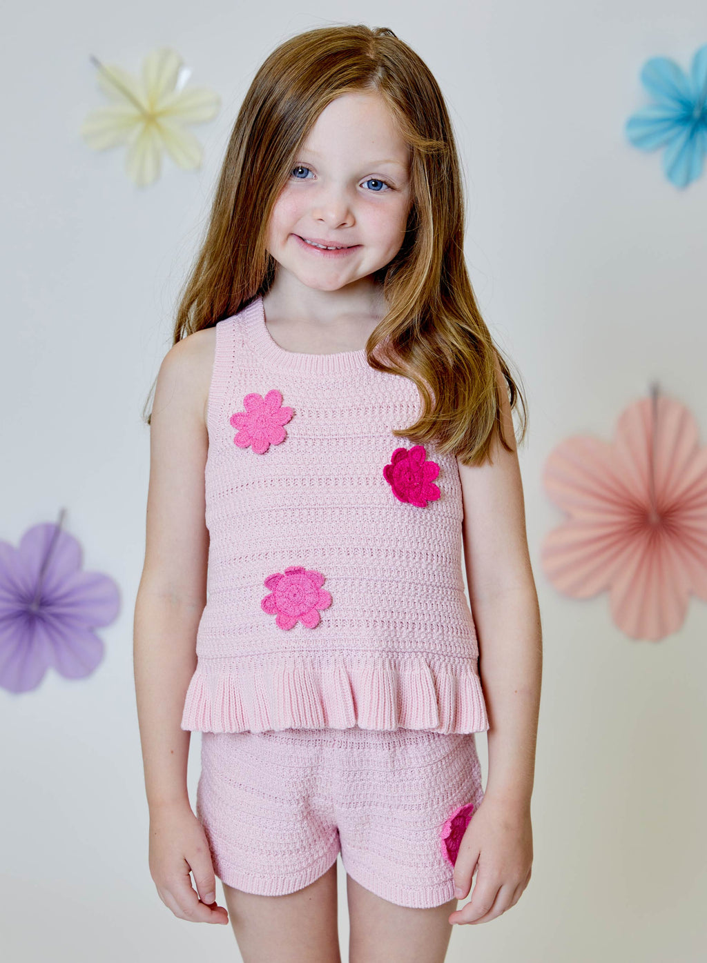 Crocheted Top & Short Set