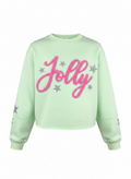Teen Holiday Sequin Jolly Pullover