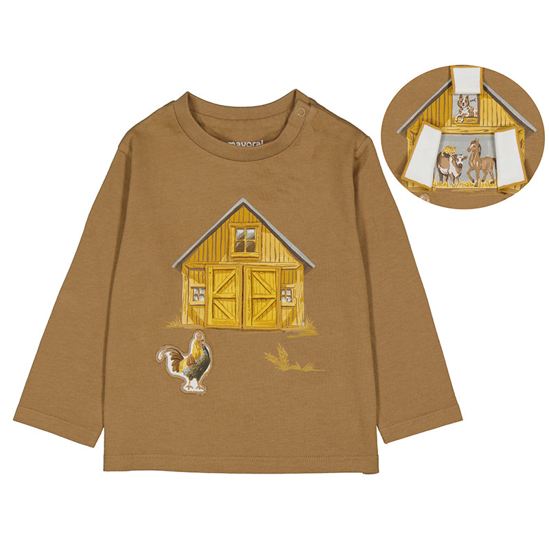 Baby Boy L/S Barn Shirt
