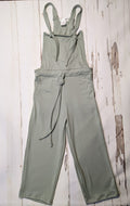 Tween Knit Drawstring Overalls