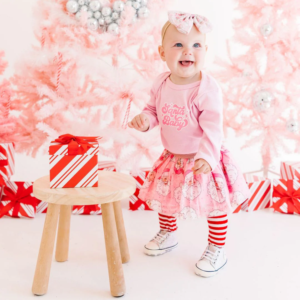 Baby & Toddler Girl Christmas L/S Bodysuit
