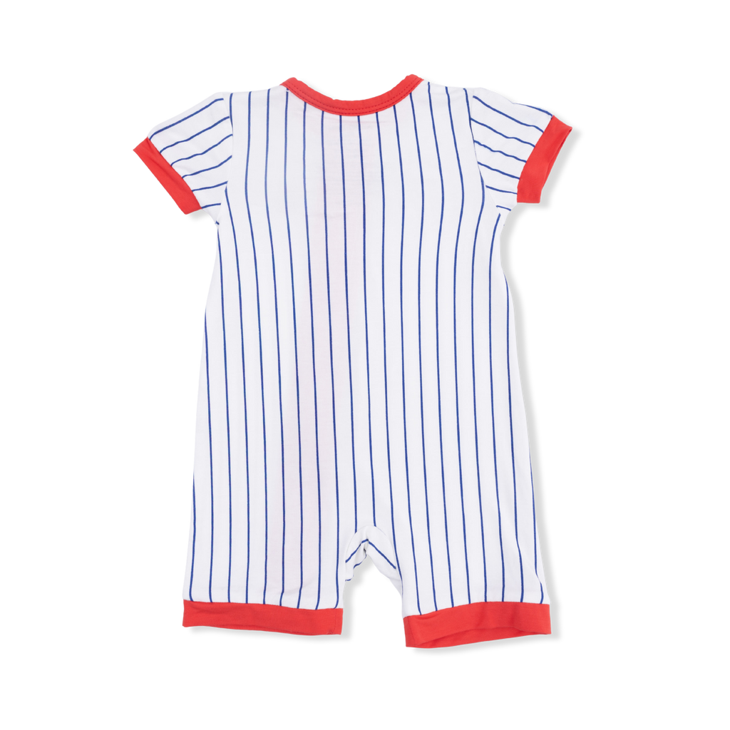Baseball Stripe Romper