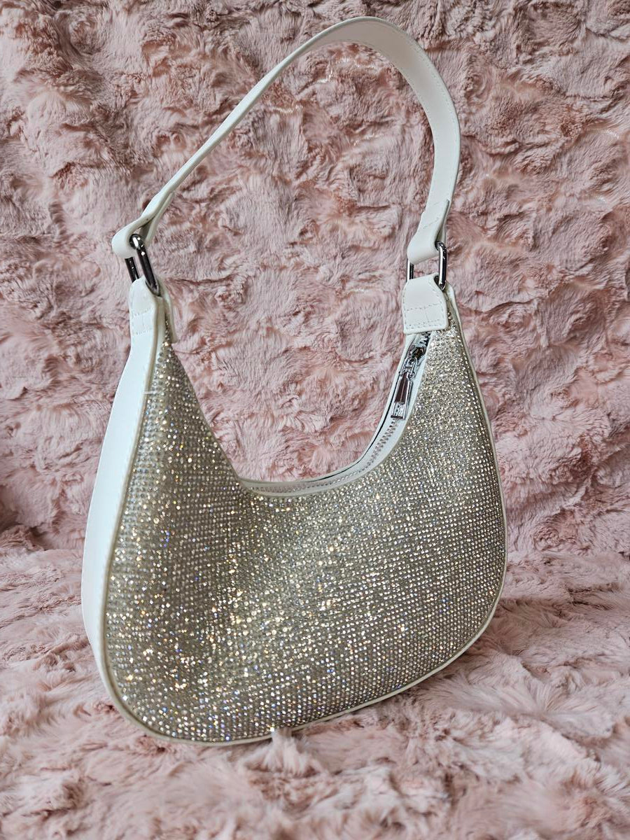 1/2 Moon Embellished Purse