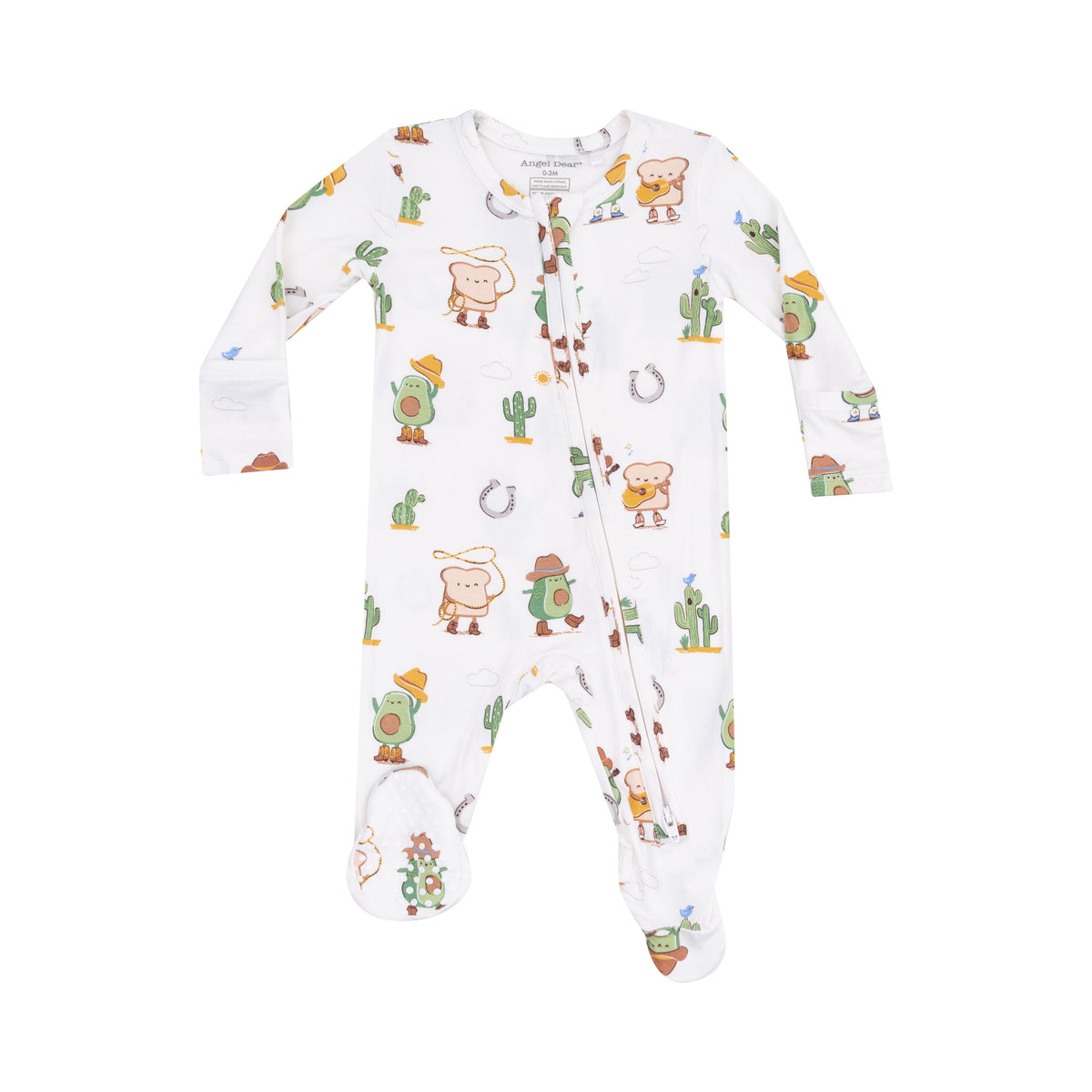 Baby Bamboo 2-Way Zipper Footie