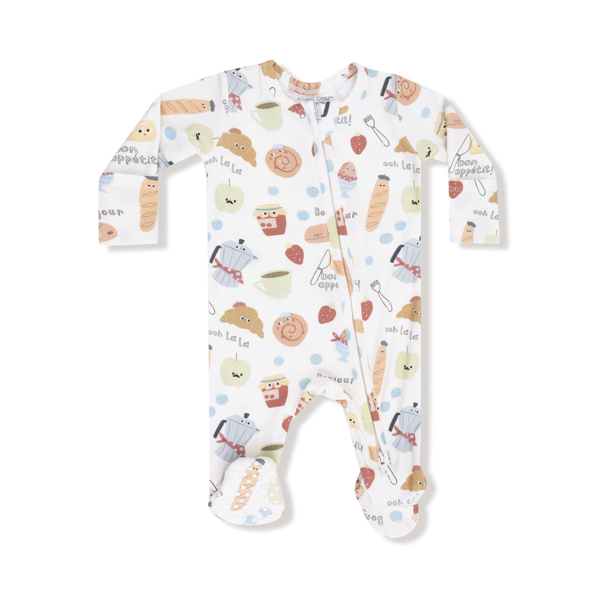 Baby Boy Bamboo 2-Way Zip Footed PJ