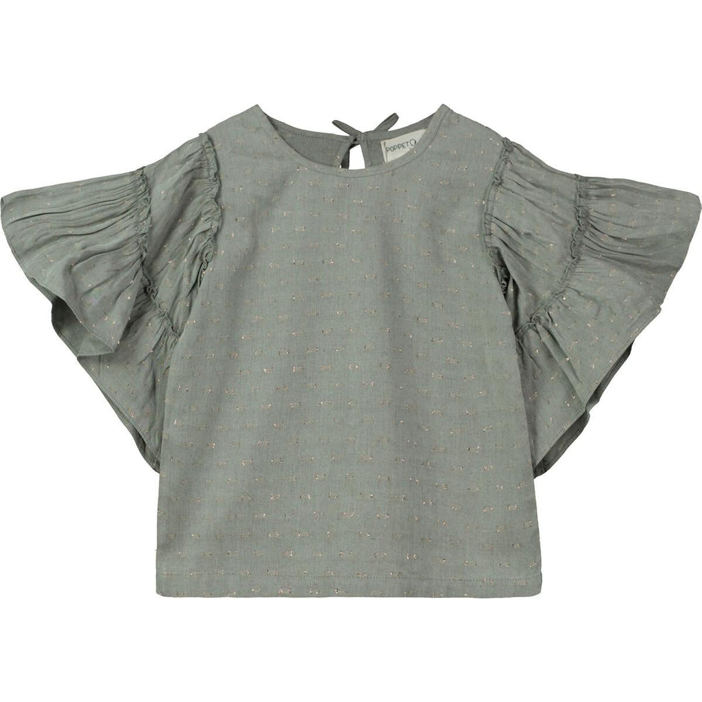 Jr. Ruffled Sleeve Blouse