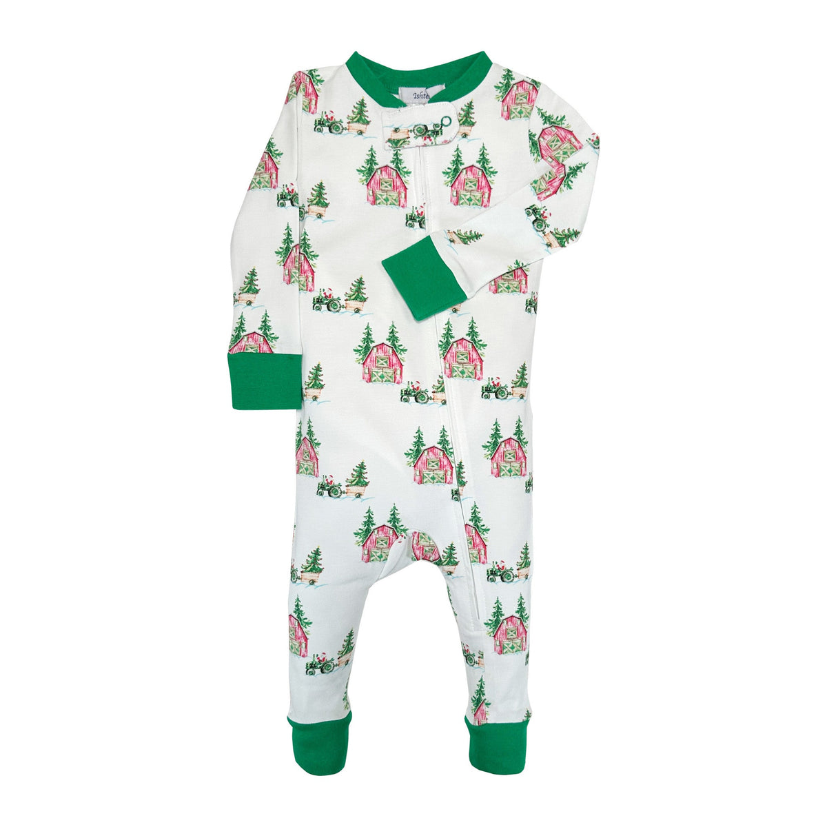 Baby & Toddler Holiday Zipper Pj's