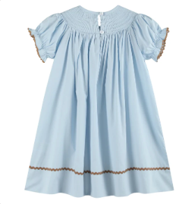 Fall  Smocked Bishop Dress
