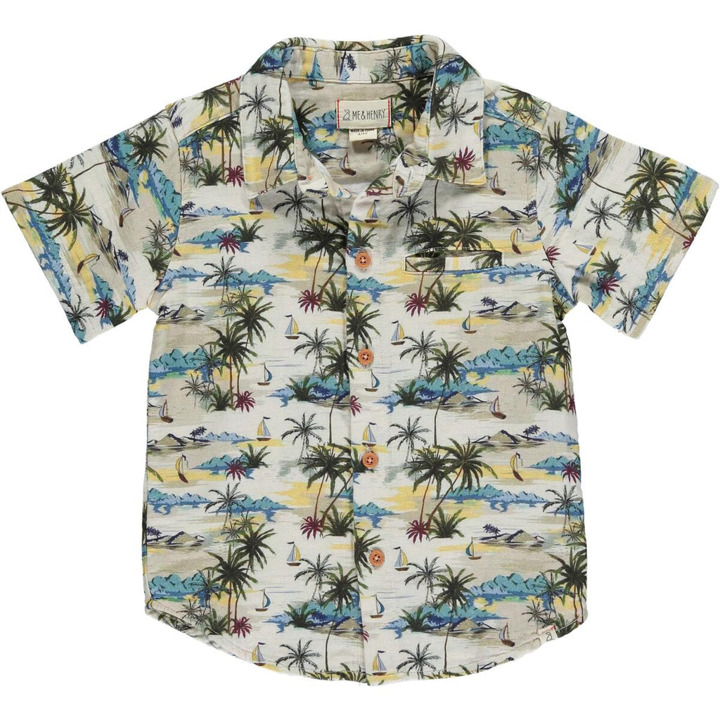 Baby & Toddler Woven Aloha Button Down Shirt