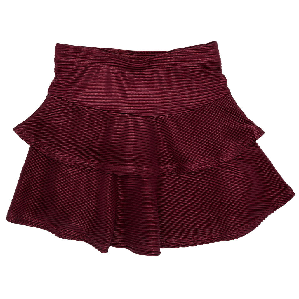 Metallic Ruffled Sport Skort