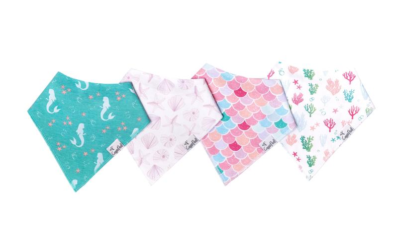 Copper Pearl Girls Bandana Bibs