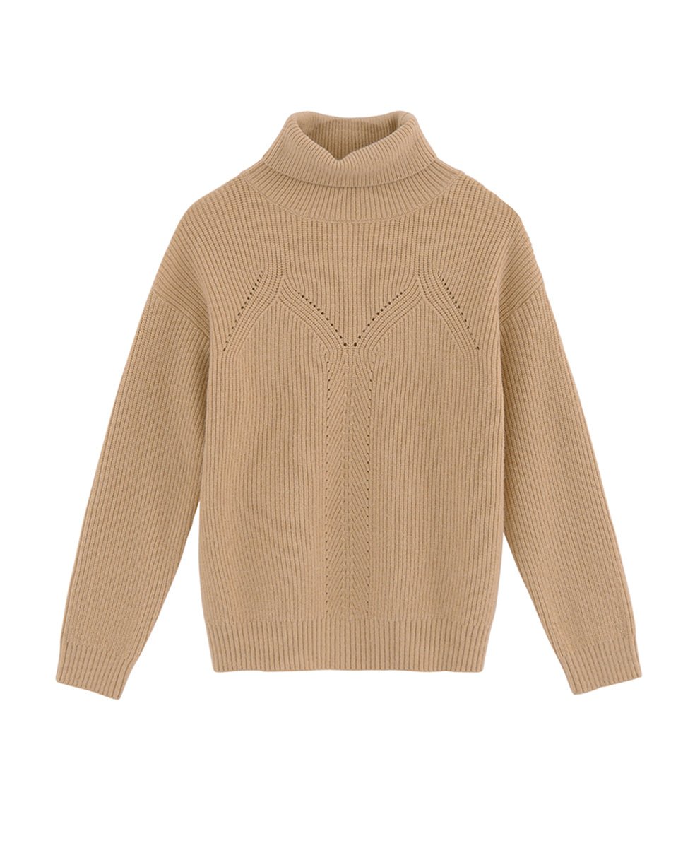 Junior Mock Turtleneck Sweater