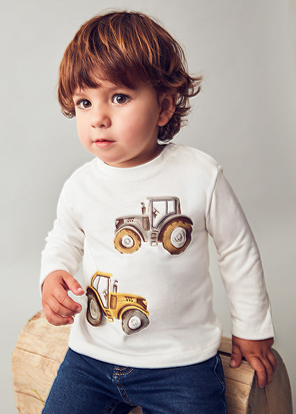 Baby/Toddler Tractor Fun L/S Tee