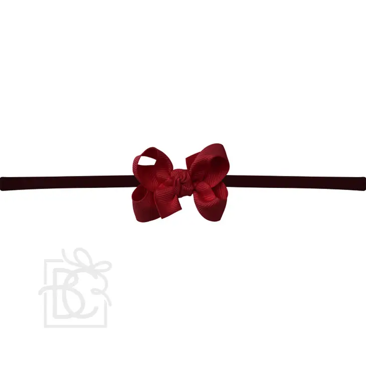 1/4" Multi Loop Grosgrain Headband Bow