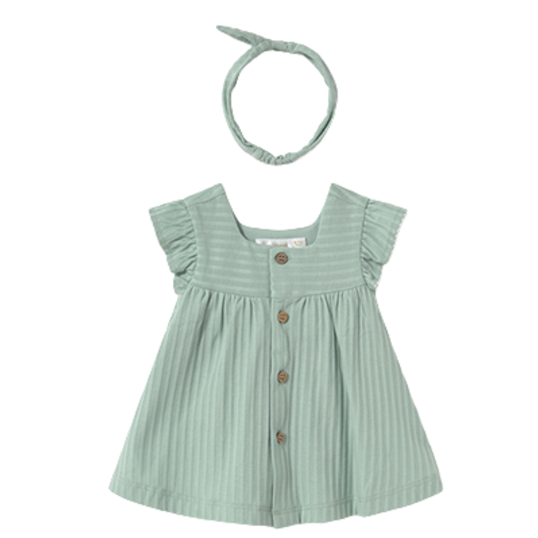 Baby Girl's Dress w/Matching Headband