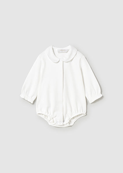 Baby Girl Basic Collard Bodysuit