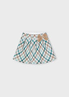 Check Skirt w/Bow