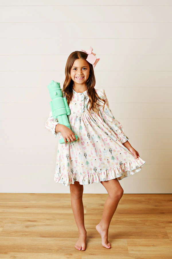 Girls Holiday Nutcracker Ballet PJ Gown