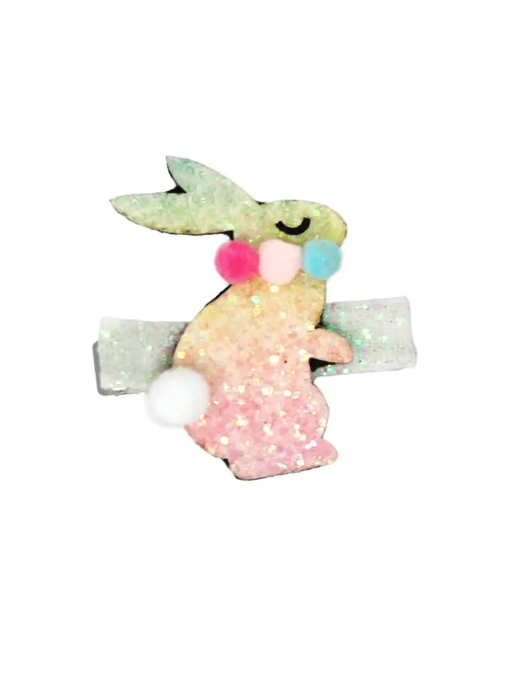 Ombre Bunny Hair Clips