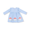 Organic Cotton Jersey L/S Dress w/Diaper Cover
