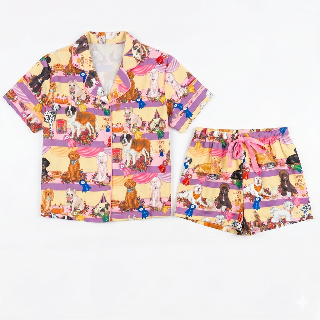 Junior Girl S/S Silky PJ Set