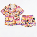 Junior Girl S/S Silky PJ Set