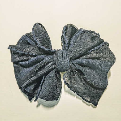 Ruffled Clip Bow