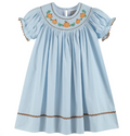 Fall  Smocked Bishop Dress