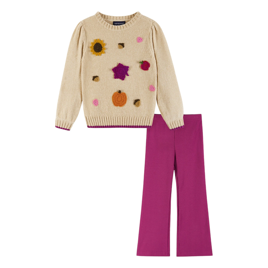 Girl's Sweater Legging Set