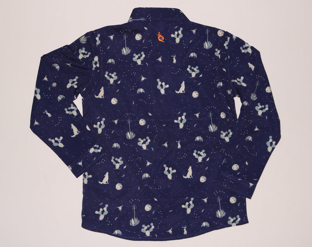 Boy's L/S Button Down , UPF 50 Shirt