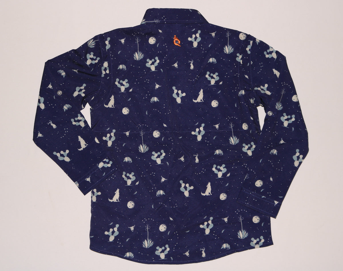 Boy's L/S Button Down , UPF 50 Shirt