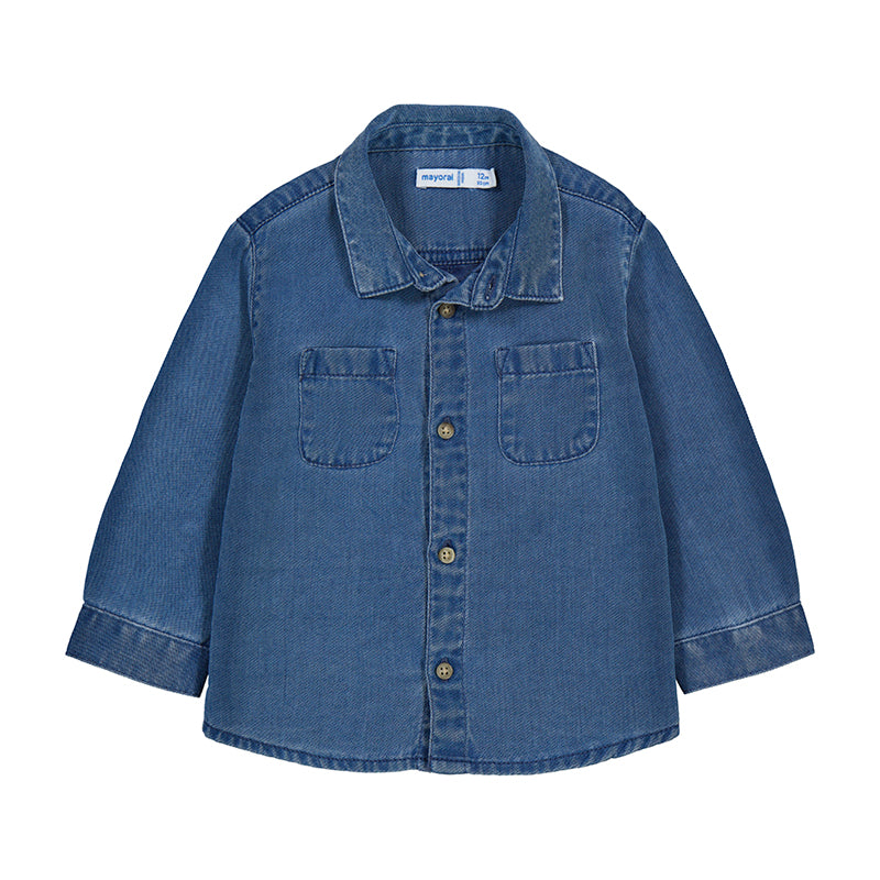 Baby & Toddler Boy L/S Denim Shirt