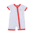 Baseball Stripe Romper