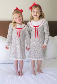 Girl Pima Cotton Christmas Gown