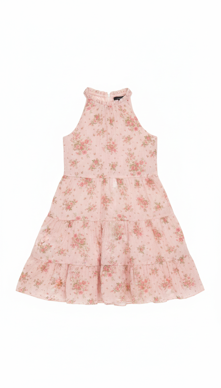 Girl Trapeze Floral Dress